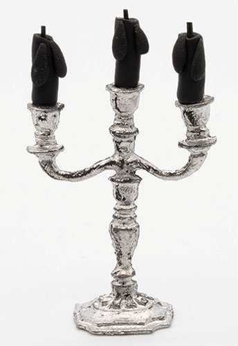 LA126 - 3 Candle Stand with Black Candles